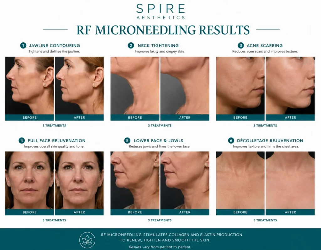 RF Microneedling Skin tightening Leigh on Sea results