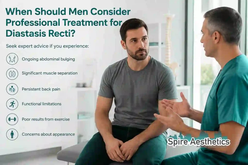 When Should Men Consider Professional Treatment for Diastasis Recti Leigh on Sea?