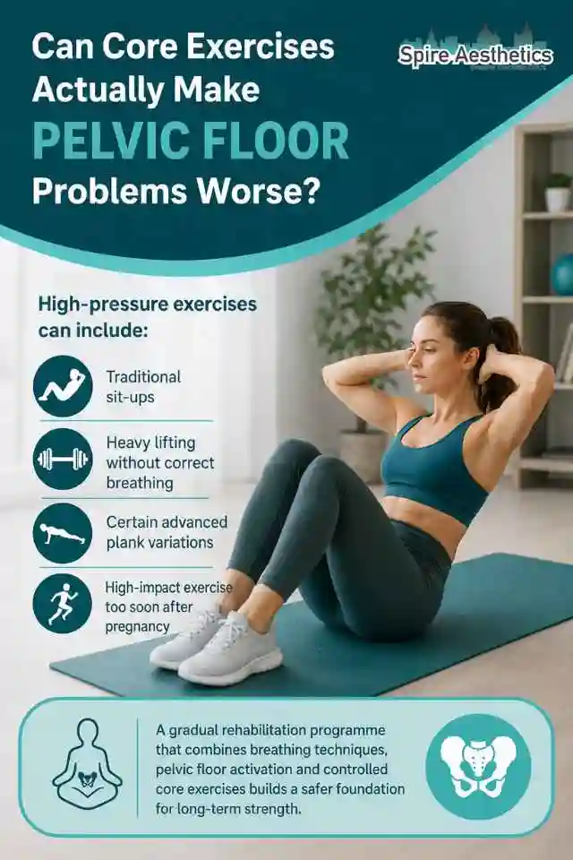 Can Strengthening Your Core Alone Actually Make Pelvic Floor Problems Worse Leigh on Sea?